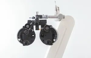 Healthcare Professional Tools Drucke: Close up of Phoropter of ophthalmology