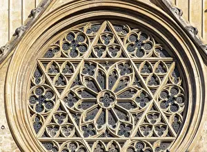 Gothic Rose Window Drucke: Close-up of Gothic Rose Window