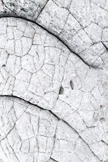 White Rock Formations Drucke: A close-up view capturing the intricate
