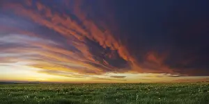 Overcast Weather Conditions Drucke: Cloud front approaching
