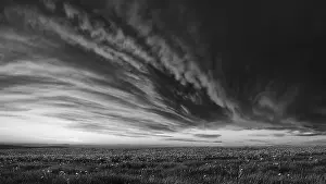 Overcast Weather Conditions Drucke: Cloud front approaching