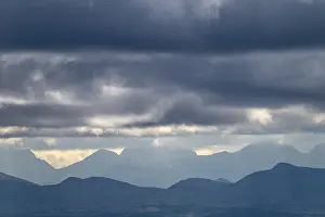 Cloudy Mountains Norway Drucke: Cloud atmosphere in the mountains