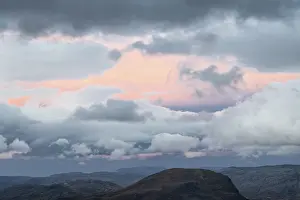 Norwegian Mountainous Scenery Drucke: Cloud atmosphere in the mountains