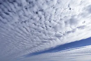 Fine Weather In Europe Drucke: Cloud cover (Altocumulus), Germany