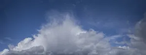 Cloudy European Landscape Drucke: Cloud formation, Bavaria, Germany
