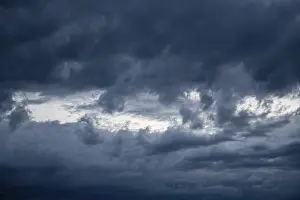 Cumulus Humilis Cloud Types Drucke: Cloud formation cumulus cloud (Cumulus)