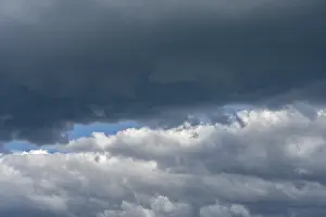 Cloud Formation Germany Drucke: Cloud formation (cumulus), low clouds