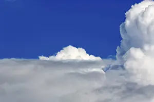 Cloud Formation Drucke: Cloud formation, stratus clouds and cumulus clouds