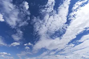Blue Sky Background Image Drucke: Cloud formations, background image, Germany