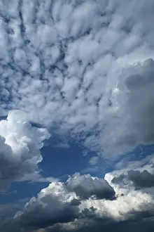 Full Frame Cloudy Sky Photo Drucke: Cloud formations, Bavaria, Germany