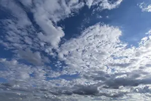 Cloud Formations In Bavaria Drucke: Cloud formations, Bavaria, Germany