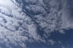 Cloudy Day In Southern Germany Drucke: Cloud formations, Bavaria, Germany
