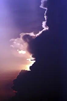 Cloudy Atmosphere Photos Drucke: Clouds in backlight