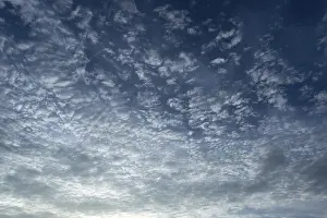 Central Europe Weather Drucke: Clouds, Bavaria, Germany