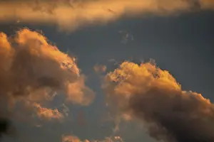 Bavaria Evening Clouds Drucke: Clouds in the evening light, Bavaria, Germany