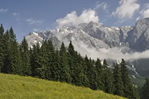Mountain Peak Drucke: Clouds, Hochkonig, mountain