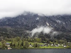 Overcast Sky Landscape Shot Drucke: Clouds over the Hollengebirge