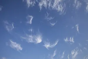 Cloudless Blue Skies Drucke: Clouds in the sky, Black Forest