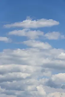 Central Europe Weather Drucke: Clouds in the sky, Germany
