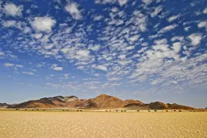Namibia Mountain Range Drucke: Clouds in sky above Tiras Mountains