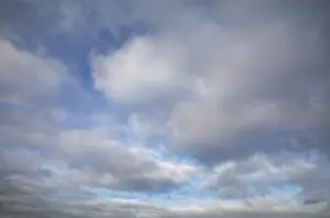 Cloudy Sky Germany Drucke: Clouds in the sky, Westerland beach