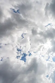 Deserted Blue Sky Drucke: Cloudy sky
