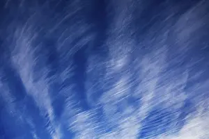 Cloudy Sky Austria Drucke: Cloudy sky, cirrus clouds or feather clouds