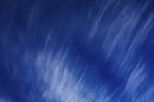 Cloud Formations In Europe Drucke: Cloudy sky, cirrus clouds or feather clouds