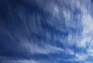 Cloudy Sky Austria Drucke: Cloudy sky, cirrus clouds or feather clouds