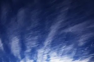 Cloudy Sky Austria Drucke: Cloudy sky, cirrus clouds or feather clouds