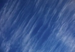 Cloudy Sky Austria Drucke: Cloudy sky, cirrus clouds or feather clouds