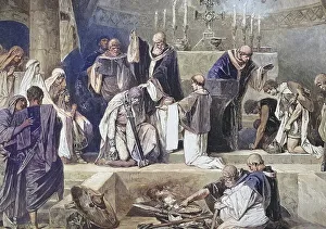 German Monarchs History Drucke: Clovis was the first king of the Franks