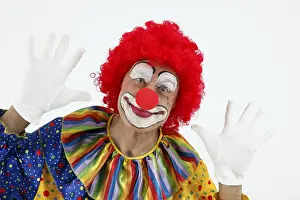 German Federal Republic Clown Drucke: Clown greets, Germany