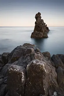 Mediterranean Sea Landscape Drucke: at the coast