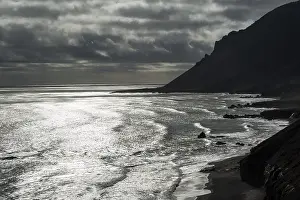 Northern European Coastal Landscape Drucke: Coast, view from the Ring Road