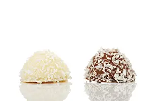 Studio Shot Desserts Drucke: Cocunut marshmallows