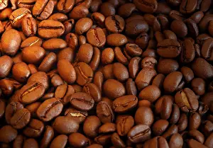Roasted Coffee Drucke: Coffee beans