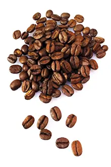 Coffee Bean Closeup Drucke: Coffee beans