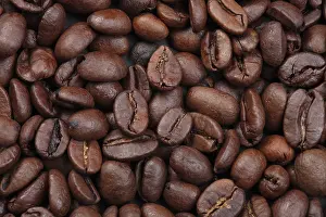 Close Up Coffee Beans Drucke: Coffee beans