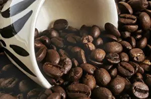 Caffeine Rich Food Drucke: Coffee beans