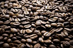 Roasted Coffee Drucke: Coffee beans