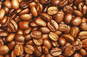 Food Photography Background Drucke: Coffee beans background