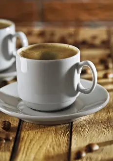 Deserted Coffee Shop Drucke: Coffee in cup