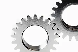 Medical Operation Mechanics Drucke: Two cog wheels, detail