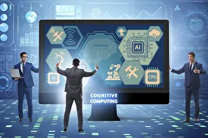 Modern Healthcare Technology Drucke: Cognitive computing concept as modern technology
