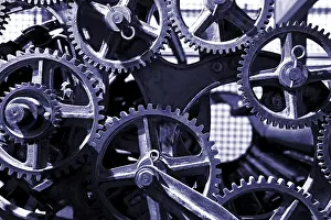 Music Instrument Close Up Drucke: Cogwheels