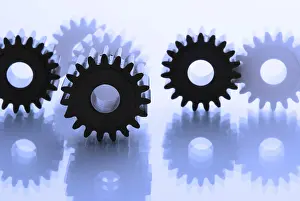 Medical Teamwork Drucke: Cogwheels