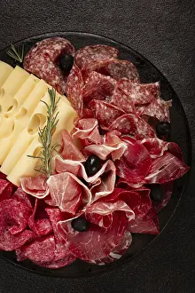 Prosciutto Appetizer Drucke: Cold cuts, appetizer, prosciutto