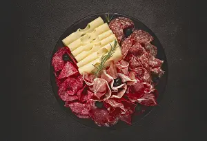 Charcuterie Board Drucke: Cold cuts, appetizer, prosciutto