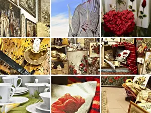 Symbolic Picture Drucke: Collage of different gifts